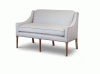 Alexandra 2 seater sofa in Piedmont linen - Biscuit - Beaumont & Fletcher Alexandra 2 seater sofa in Piedmont linen - Biscuit - Beaumont & Fletcher