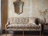 Alexandra 3 seater sofa in Kyma - Rio with Ariana cushion and Nelson mirror - Beaumont & Fletcher Alexandra 3 seater sofa in Kyma - Rio with Ariana cushion and Nelson mirror - Beaumont & Fletcher
