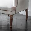 Oswald chair in Capri silk velvet - Blush - Beaumont & Fletcher