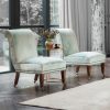 Milo chairs in Como silk velvet- Teal - Beaumont & Fletcher