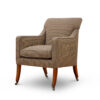Bespoke, handmade armchair in a check lambswool fabric - Beaumont & Fletcher