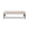 Portia footstool in Capri silk velvet - Blush - Beaumont & Fletcher