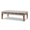 Portia footstool in Capri silk velvet - Bokhara - Beaumont & Fletcher