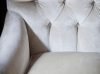 Emily 2 seater sofa in Capri silk velvet - Stone - Beaumont & Fletcher Emily 2 seater sofa in Capri silk velvet - Stone - Beaumont & Fletcher