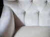 Emily 2 seater sofa in Capri silk velvet - Stone - Beaumont & Fletcher