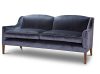Edgar 2.5 seater sofa in Capri silk velvet - Midnight - Beaumont & Fletcher Edgar 2.5 seater sofa in Capri silk velvet - Midnight - Beaumont & Fletcher