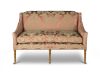 Alexandra 2 seater sofa in Leonora damask- Flame - Beaumont & Fletcher
