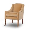 Alexandra chair in Caselone mohair - Fawn - Beaumont & Fletcher