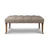 Alexandra Footstool in Argyll Check - Lichen - Beaumont & Fletcher - Beaumont & Fletcher