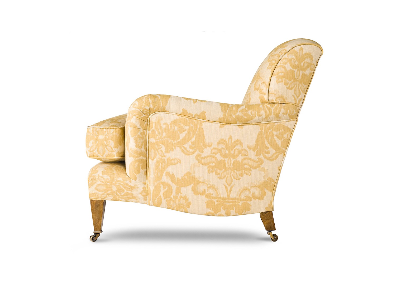 Brooke 2 seater sofa in Wicklow damask - Maize - Beaumont & Fletcher