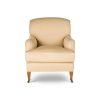 Brooke chair in Galway linen - Cream - Beaumont & Fletcher