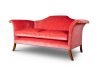 Clarence sofa in Como silk velvet - Pompeiian red - Beaumont & Fletcher