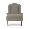 Club Wing Chair in Orkney - Asphalt - Beaumont & Fletcher