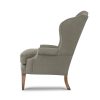 Club Wing Chair in Orkney - Asphalt - Beaumont & Fletcher