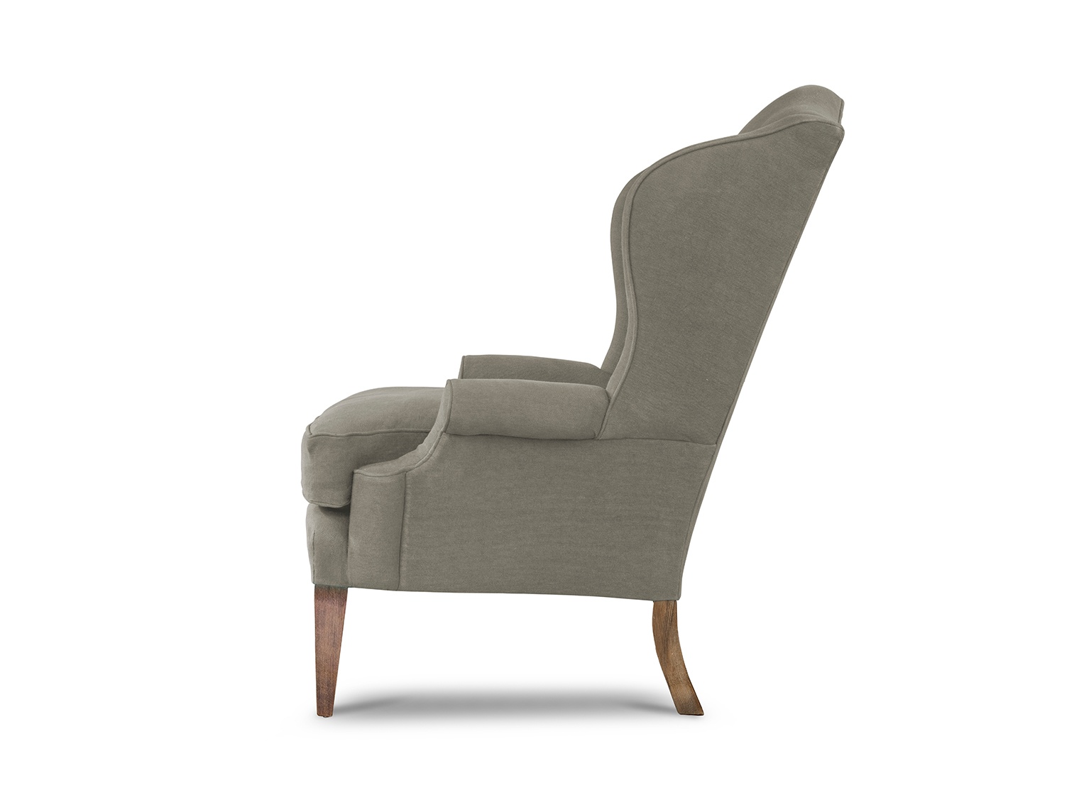 Club Wing Chair in Orkney - Asphalt - Beaumont & Fletcher