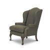 Club Wing Chair in Bantry - Hemp green - Beaumont & Fletcher
