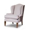 Club Wing Chair in Donegal - Oatmeal - Beaumont & Fletcher Club Wing Chair in Donegal - Oatmeal - Beaumont & Fletcher