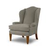 Club Wing Chair in Orkney - Asphalt - Beaumont & Fletcher