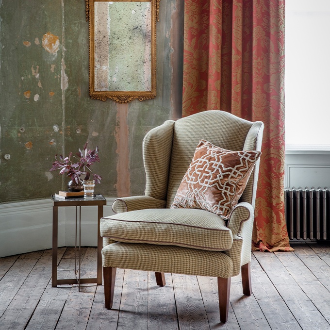 Club wing Chair - Beaumont & Fletcher