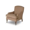 Coleridge chair in Argyll check - Ember red - Beaumont & Fletcher