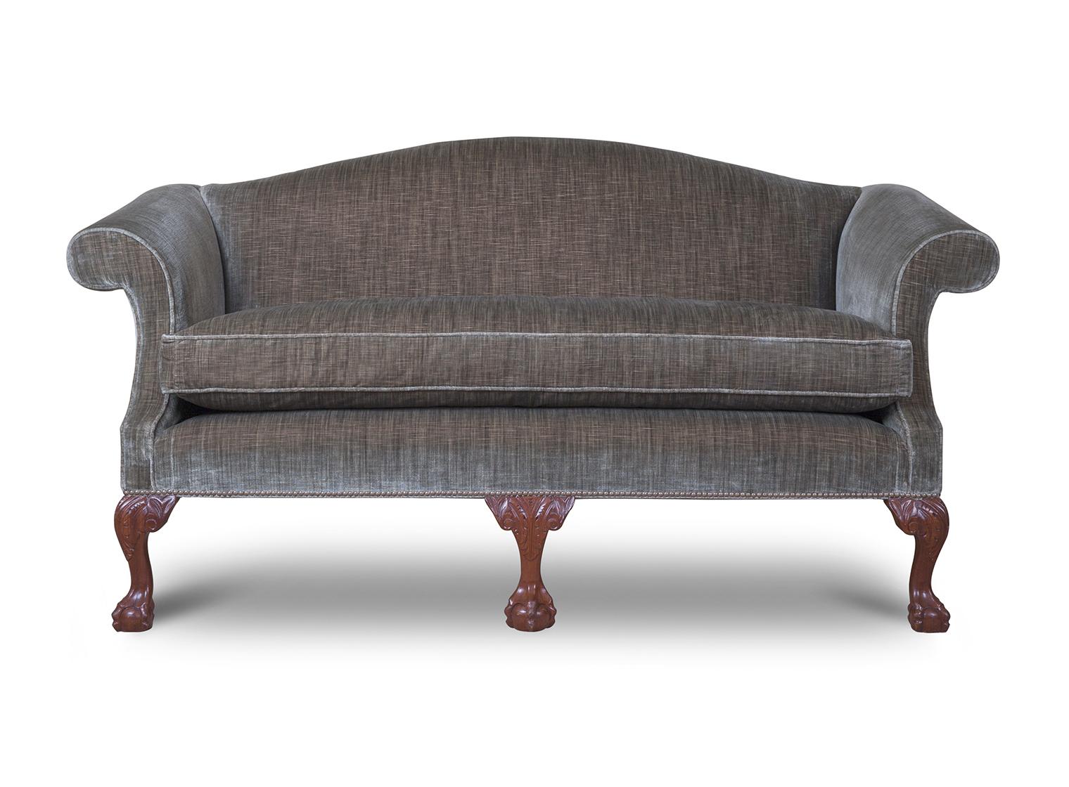Congreve 2.5 seater sofa in Como silk velvet - Moss - Beaumont & Fletcher