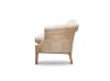 Congreve 2.5 seater sofa in Wicklow damask - Vanilla - Beaumont & Fletcher