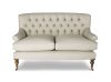 Emily 2 seater sofa in Donegal linen - Oatmeal - Beaumont & Fletcher