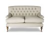 Emily 2 seater sofa in Donegal linen - Oatmeal - Beaumont & Fletcher Emily 2 seater sofa in Donegal linen - Oatmeal - Beaumont & Fletcher