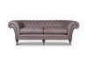 Grenville 3 sofa in Siena leather - Hare - Beaumont & Fletcher - Beaumont & Fletcher