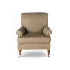 Hamilton chair in Donegal linen - Laurel - Beaumont & Fletcher