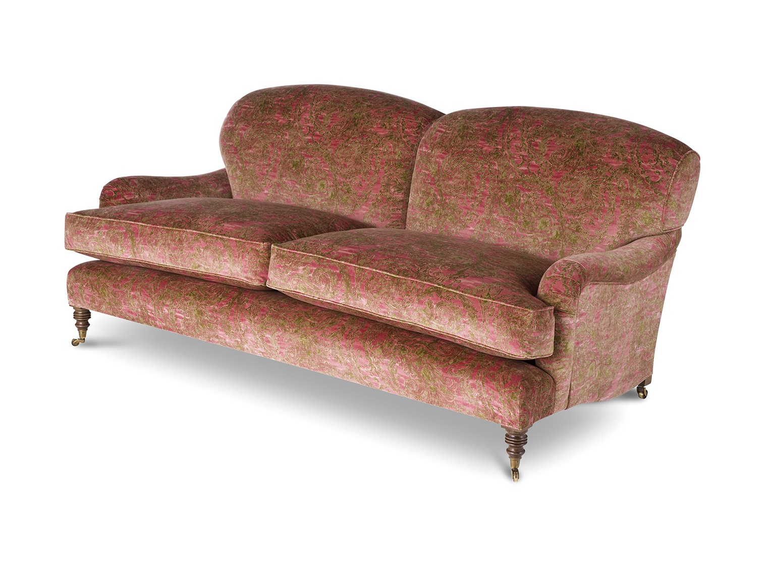 Howard 2.5 seater sofa in Balthazar - Venetian red - Beaumont & Fletcher