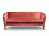 Josephine sofa in Como silk velvet - Pompeiian red - Beaumont & Fletcher - Beaumont & Fletcher