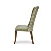 Kingsley dining chair in Como silk velvet - Fern - Beaumont & Fletcher