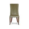 Kingsley dining chair in Como silk velvet - Fern - Beaumont & Fletcher