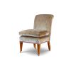 Lydia chair in Como silk velvet - Moss - Beaumont & Fletcher
