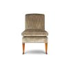 Lydia chair in Como silk velvet - Moss - Beaumont & Fletcher