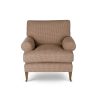 Marlborough chair in Argyll check - Ember red - Beaumont & Fletcher