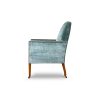 Nicholas chair in Como silk velvet - Teal - Beaumont & Fletcher