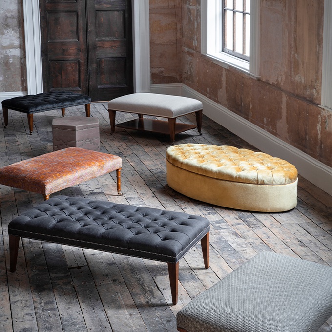 Olympia Footstool - Beaumont & Fletcher