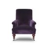 Palmerston chair in Casaleone mohair - Amethyst - Beaumont & Fletcher