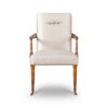 Pavilion Carver Dining Chair with Cellini Embroidery in Lagan silk - Beaumont & Fletcher - Beaumont & Fletcher