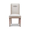 Pavilion side chair with Cellini embroidery in Lagan silk - Beaumont & Fletcher