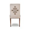 Pavilion side chair with Cellini embroidery in Lagan silk - Beaumont & Fletcher