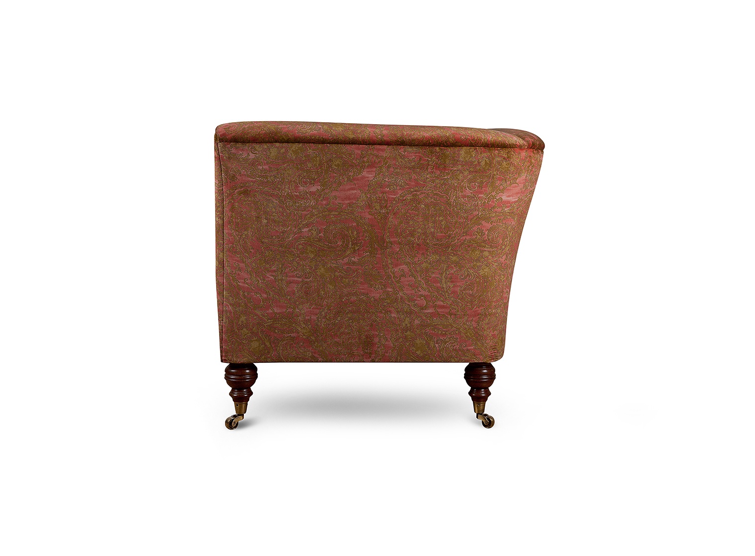 Pompadour high-back sofa in Balthazar - Venetian red - Beaumont & Fletcher