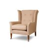 Theodore chair in Bantry linen - Dark honey - Beaumont & Fletcher
