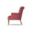 Victorian chair in Bantry linen - Lacquer red - Beaumont & Fletcher