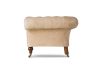 Victorian Chesterfield Siena Leather in Hare - Front - Beaumont & Fletcher - Beaumont & Fletcher
