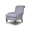 Wellesley chair in Donegal linen - Oatmeal - Beaumont & Fletcher