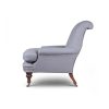 Wellesley chair in Donegal linen - Oatmeal - Beaumont & Fletcher