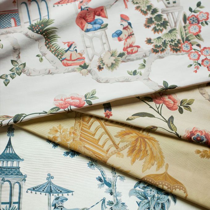 Cathay printed silk